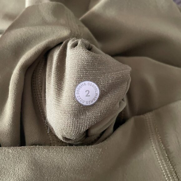 Lululemon 2022 Align High-Rise Crop 17" Activewear Leggings Bronze Green 2 - Picture 7 of 7